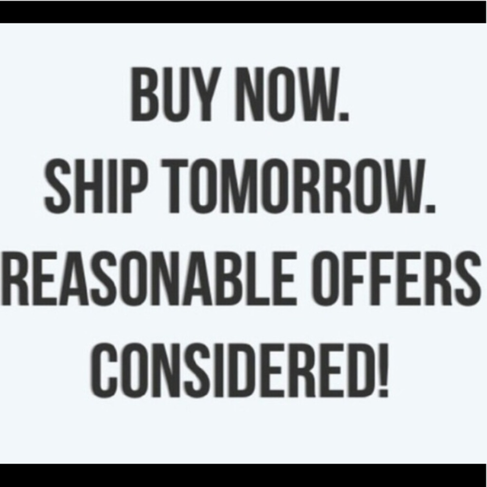 Shipping tomorrow!! Decent offers accepted!